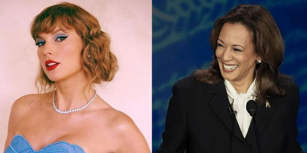 Taylor Swift vote makes Kamala Harris proud